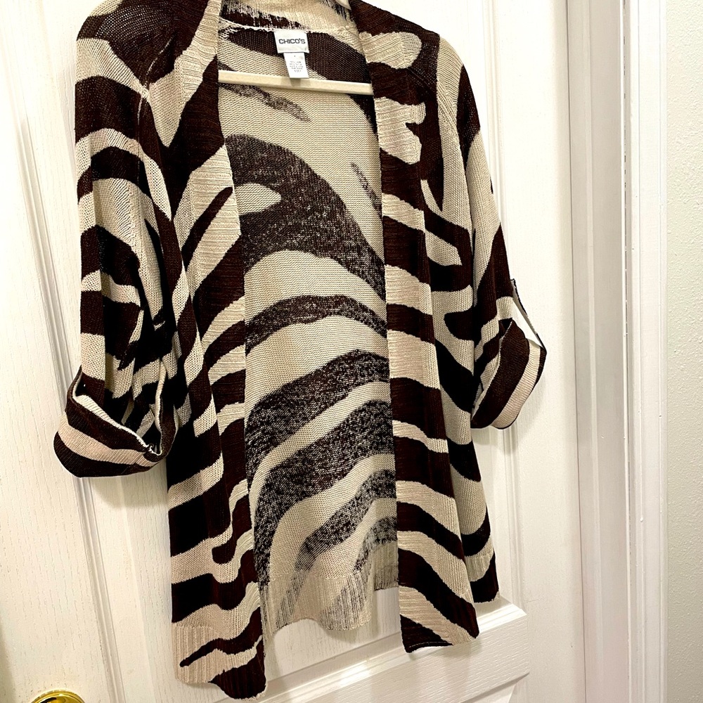 Chicos Women’s Size - 1 (8-10) Sweater Jacket/Cardigan